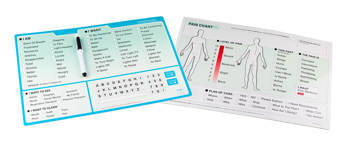 Acuity Medical EZ Communication Board, Word Board (Clinic, Home, Hospital Settings)