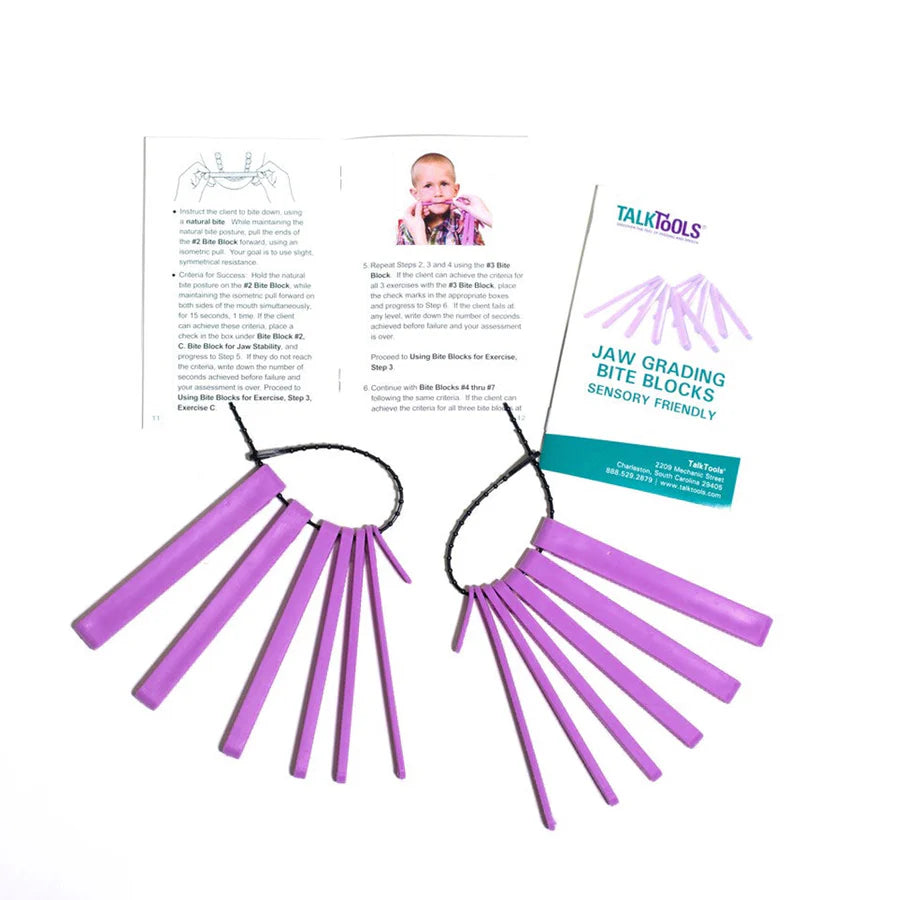 TalkTools® Sensory Friendly Bite Blocks™ (Purple)