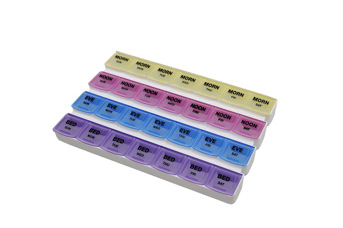 CanDo 7 Day Pill Tablet Organiser (28 compartments)