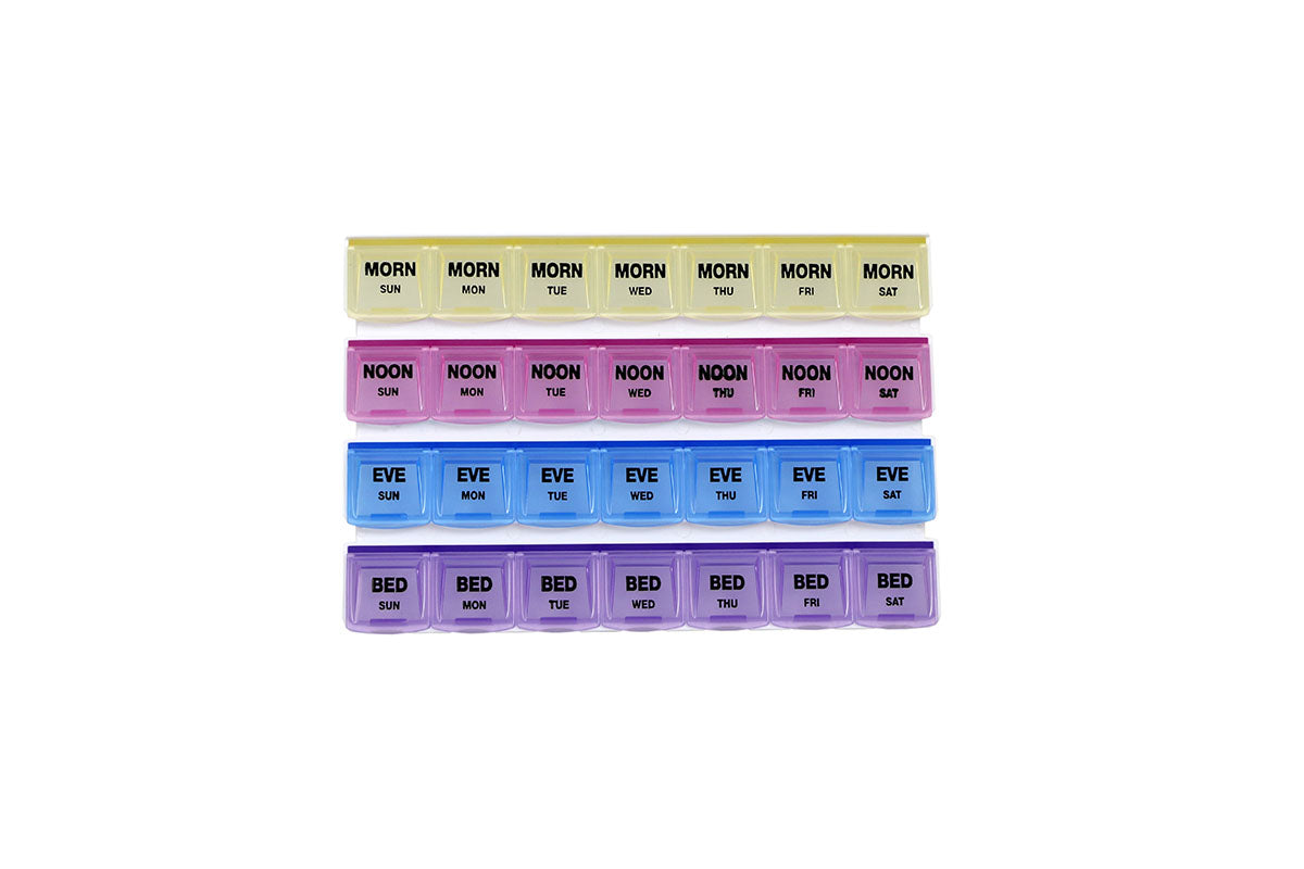 CanDo 7 Day Pill Tablet Organiser (28 compartments)