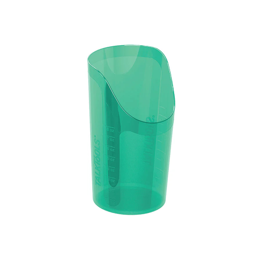 TalkTools Cut-Out Cup Green (8 oz/235 ml)