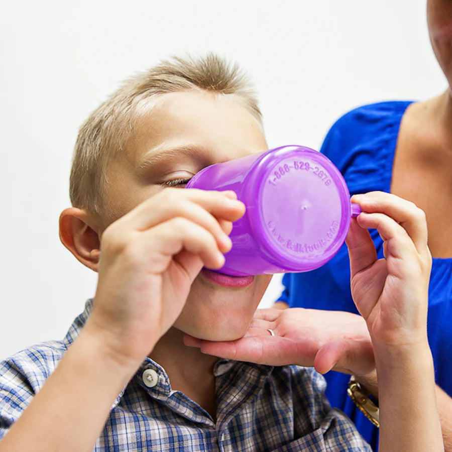 TalkTools Recessed Lid Cup with Handles for Drinking - Leak Proof