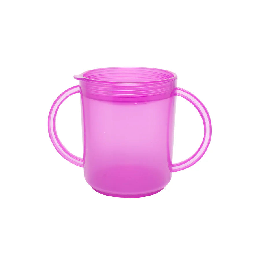TalkTools Recessed Lid Cup with Handles for Drinking - Leak Proof