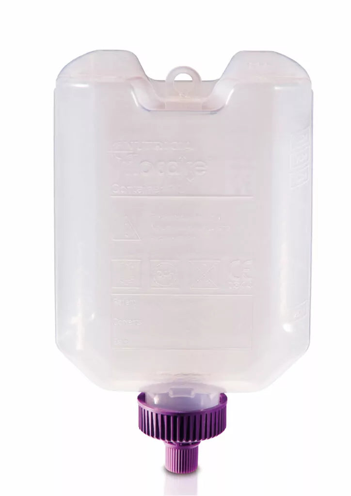 Nutricia Flocare Feeding Container 0.5L with pack cap - sold as each, can be purchased as a box of 10