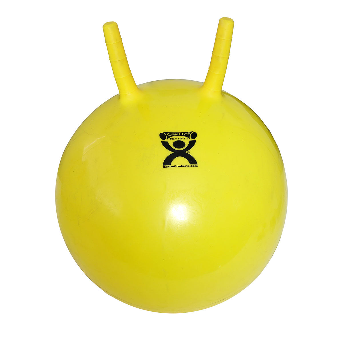 CanDo Inflatable Exercise Jumping Ball with Handles - Four Sizes