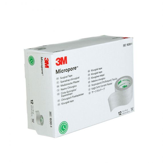 3M™ Micropore™ Surgical Tape 2.5cm, 25mm x 9.1m - sold as each, can be purchased as 12 ROLLS/BOX