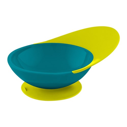 BOON Catch Bowl with Spill Catcher - Blue/Green