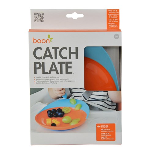 Boon Catch Plate - Orange/Blue