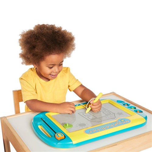 Tomy Megasketcher Motorised Magnetic Drawing Board Kids 3y+