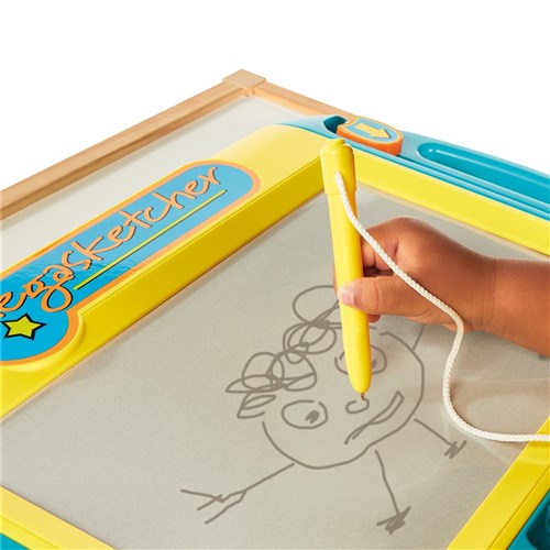 Tomy Megasketcher Motorised Magnetic Drawing Board Kids 3y+