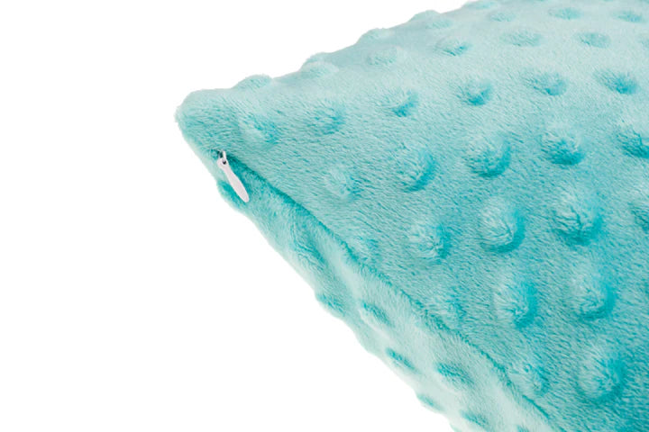 FocusPad Throw Pillow (Aqua Pops) | Vibrating Pillow for Sensory Simulation