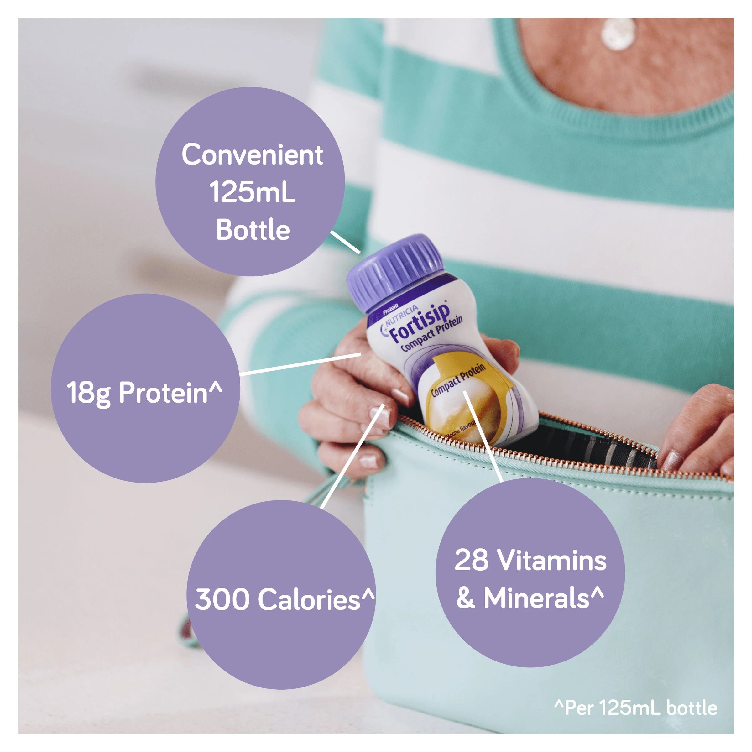 Fortisip Compact Strawberry 125ml Bottle