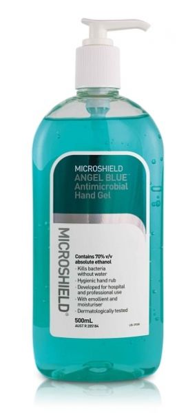 Microshield Angel Blue Hand Gel 500ml Hand Sanitiser